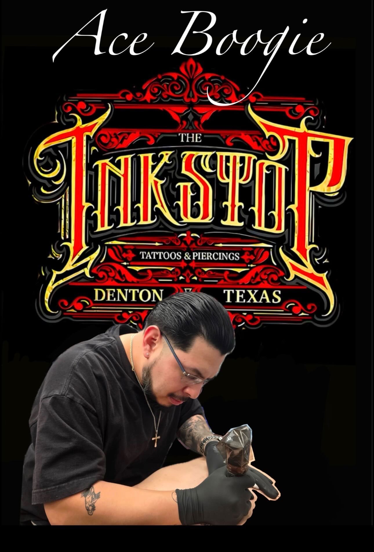 Ace Boogie — tattoo artist at InkStop Denton TX